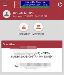 AGVB Mobile Banking Dashboard