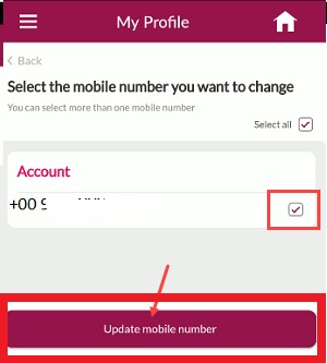 Update Number Axis Bank Online