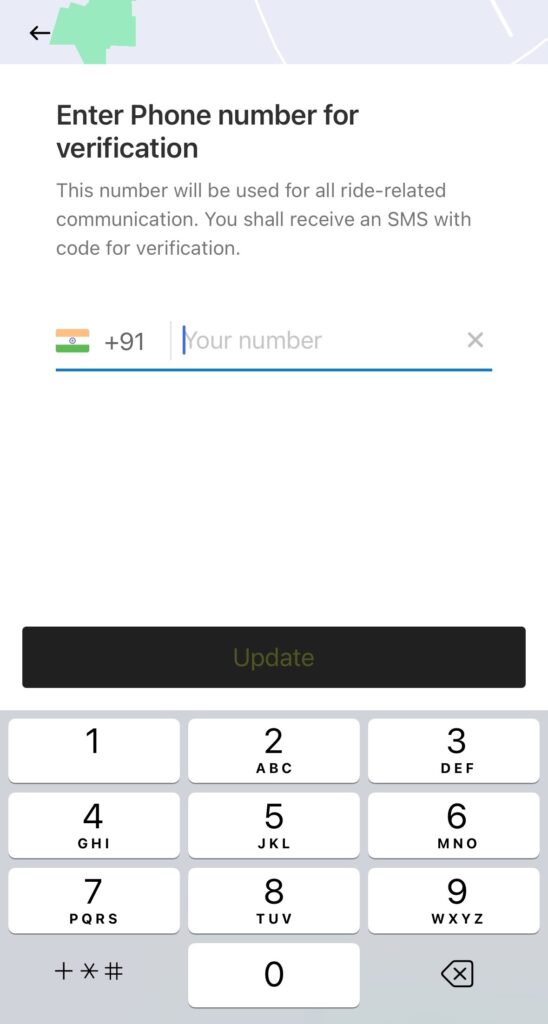 Change Ola Mobile Number