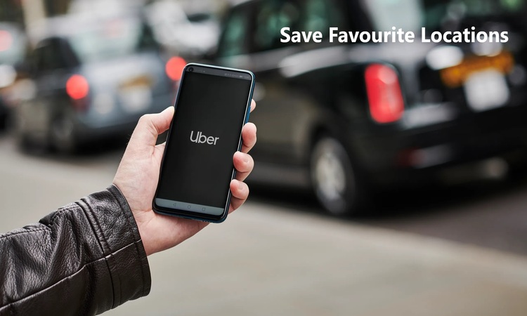 Add Favourite Locations in Uber App